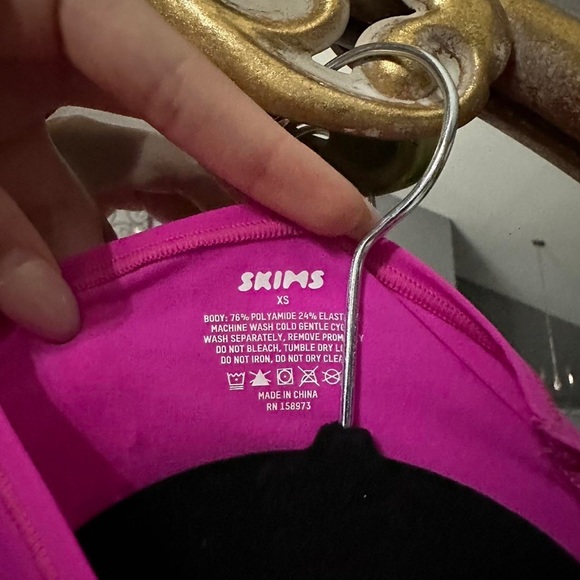 Skims Fits Everybody Turtleneck Long Sleeve Tops Set - Picture 2 of 3